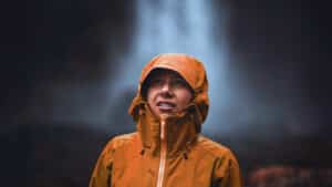 Girl wearing antimicrobial clothing